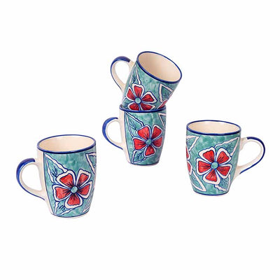 Flowers of Ecstasy Coffee Mugs, Arctic - Set of 4 - Dining & Kitchen - 5