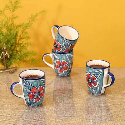 Flowers of Ecstasy Coffee Mugs, Arctic - Set of 4 - Dining & Kitchen - 2