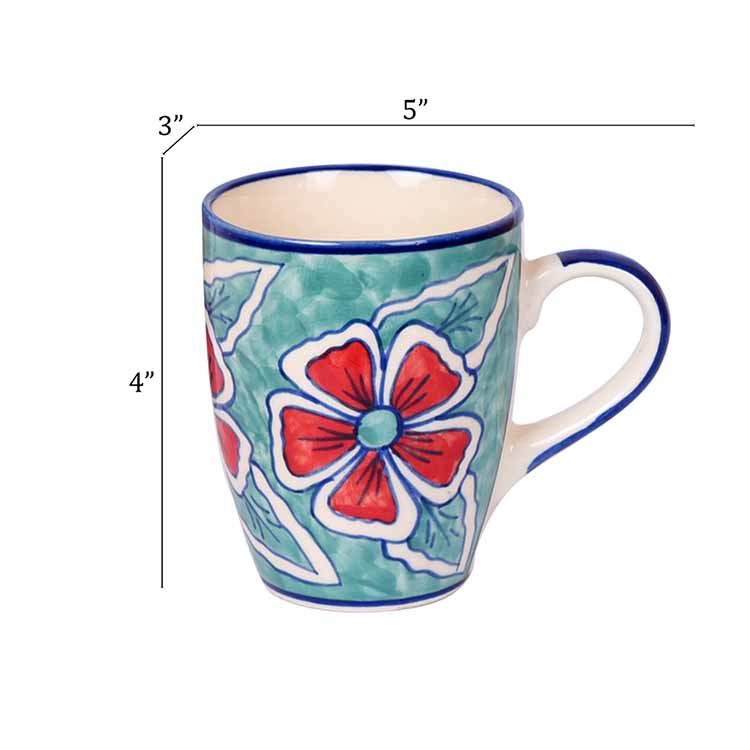 Flowers of Ecstasy Coffee Mugs, Arctic - Set of 4 - Dining & Kitchen - 4