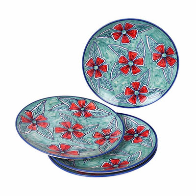 Flowers of Ecstasy Dinner Plates, Arctic - Set of 4 - Dining & Kitchen - 2