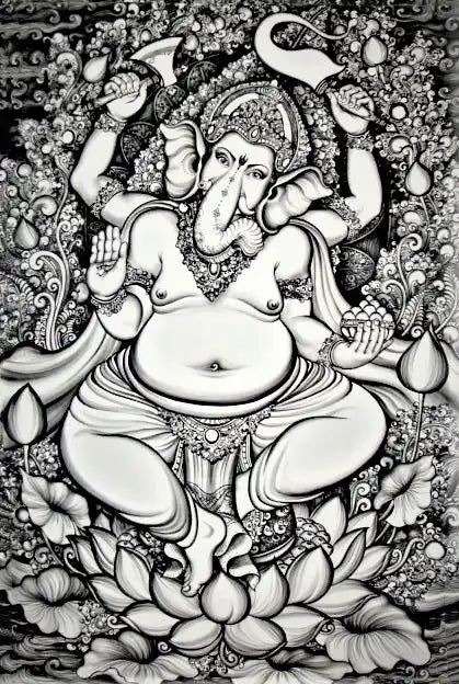Loving Shree Ganesha - Wall Decor - 2