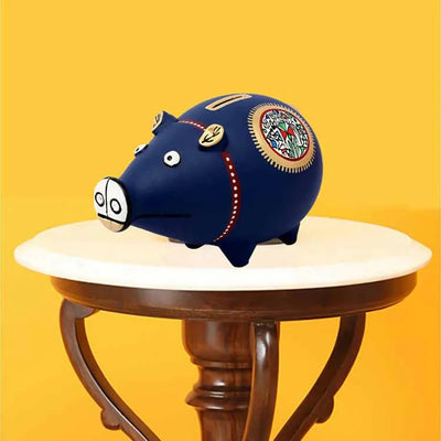 Cobalt Cody Piggy Bank - Decor & Living - 1