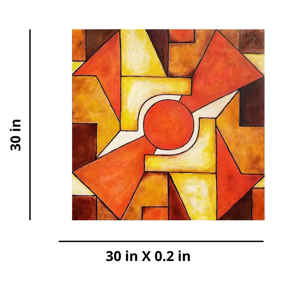 Abstract - Geometrical I (2' 6" X 2' 6") - Wall Decor - 3