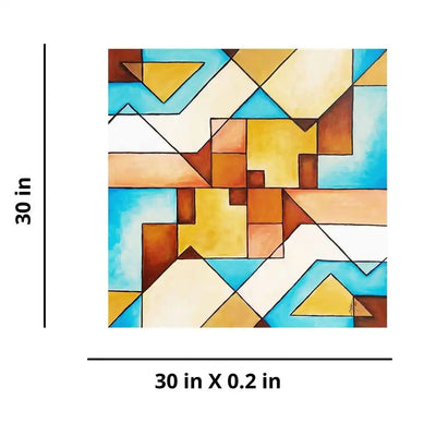 Abstract - Geometrical II (2' 6" X 2' 6") - Wall Decor - 3