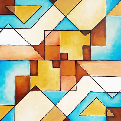 Abstract - Geometrical II (2' 6" X 2' 6") - Wall Decor - 2
