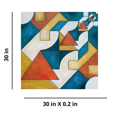 Abstract - Geometrical IV (2' 6" X 2' 6") - Wall Decor - 3