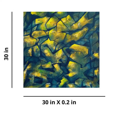Abstract - Planks II (2' 6" X 2' 6") - Wall Decor - 3