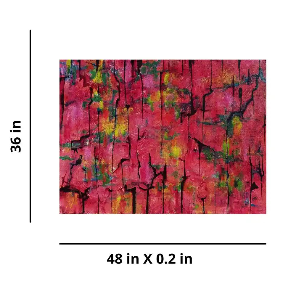 Abstract - Wood Skin (4' 0" X 3' 0") - Wall Decor - 3
