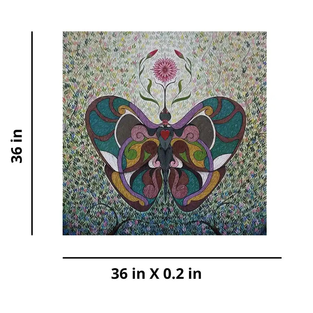 Butterfly (3' 0" X 3' 0") - Wall Decor - 3