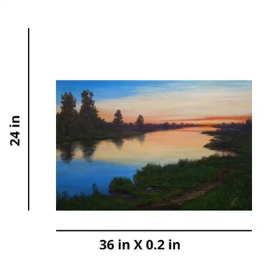 Near the Lake I (3' 0" X 2' 0") - Wall Decor - 3