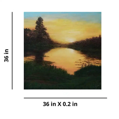 Near the Lake II (3' 0" X 3' 0") - Wall Decor - 3