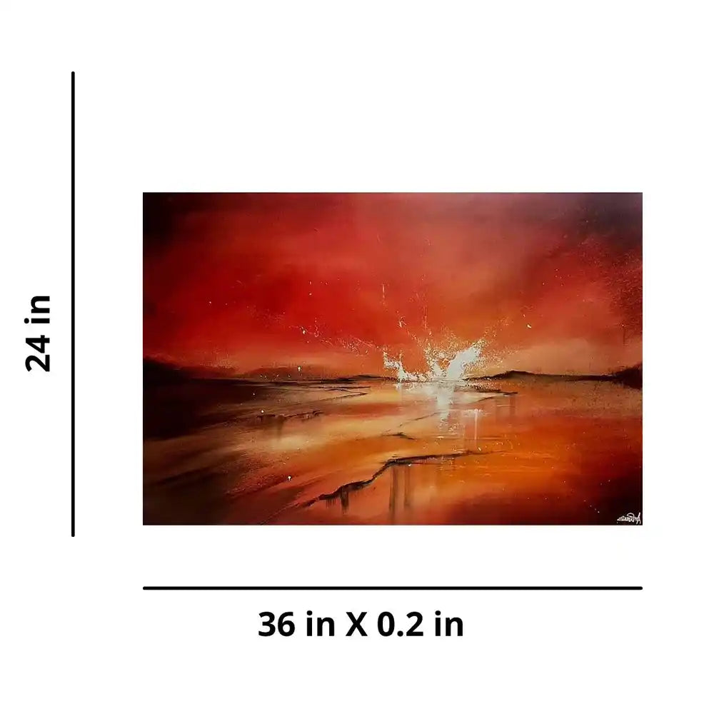 Fire Bird (3' 0" X 2' 0") - Wall Decor - 3