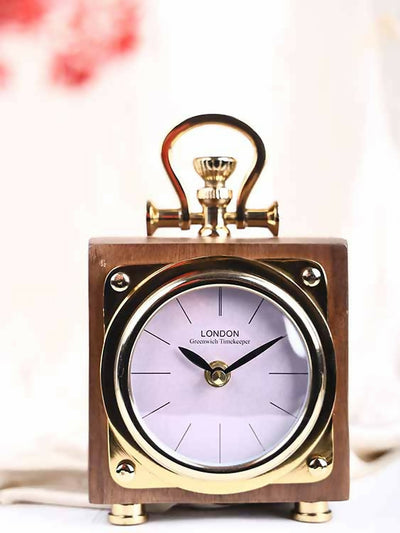 Vintage Pocketwood Table Clock 62-206-23