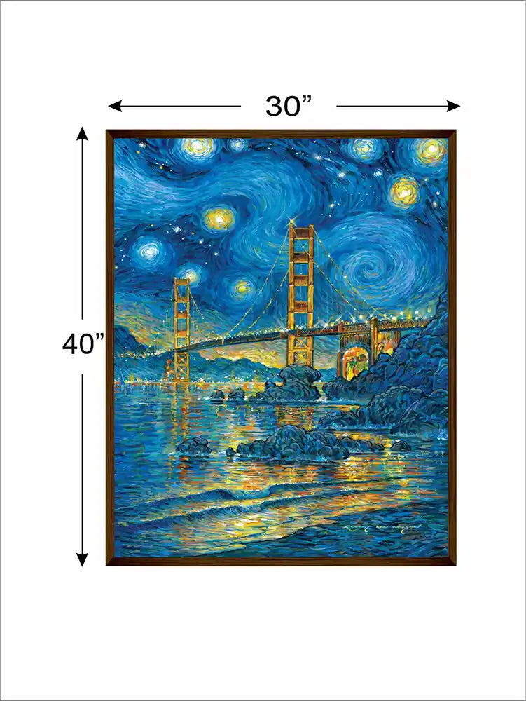 San Francisco Starry Night - Wall Decor - 4