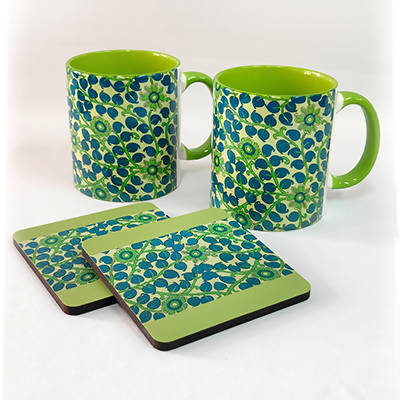 Lime Mug with Coaster - Dining & Kitchen - 1