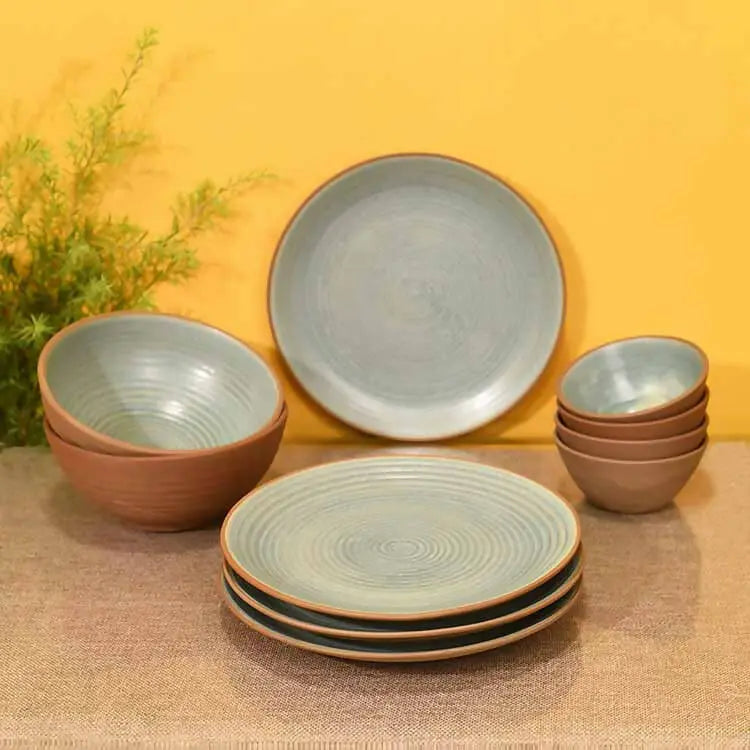 Deserts and Dinner Set - 4 Plates, 2 Bowls & 4 Sweet Bowls - Dining & Kitchen - 1
