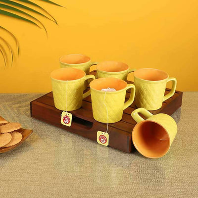 Yellow Springs Tea Cups - Set of 6 - Dining & Kitchen - 1