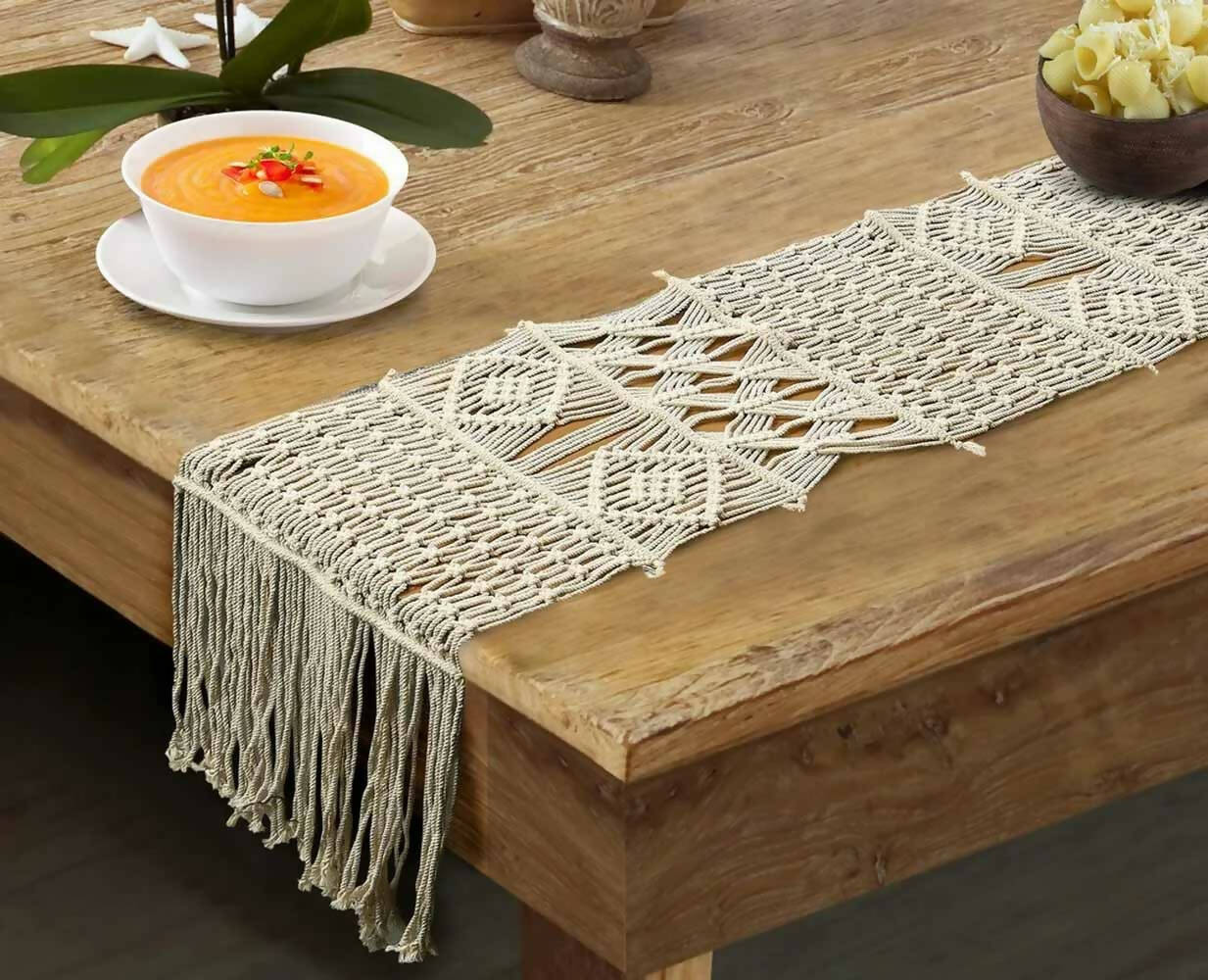Dining Table Runner | Macrame | - Dining & Kitchen - 1