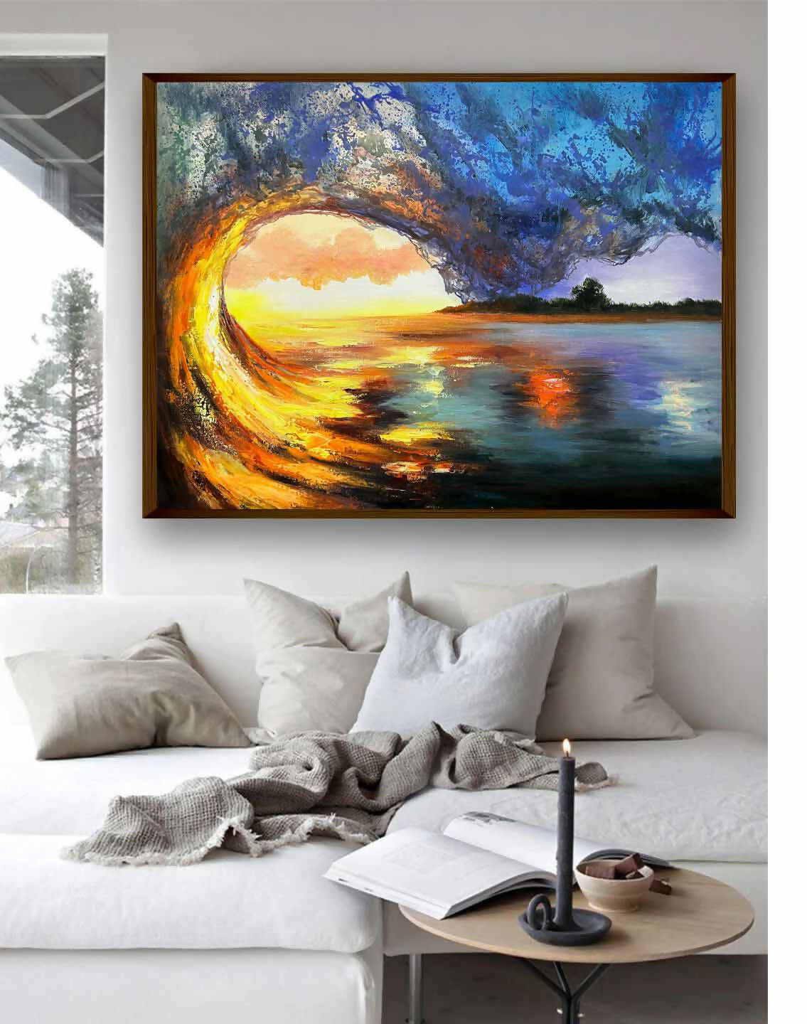 Sunset and Ocean - Wall Decor - 1