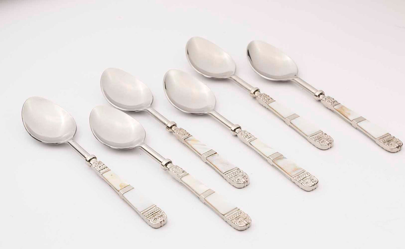 Set of 6 MOP Table Spoons - Dining & Kitchen - 3