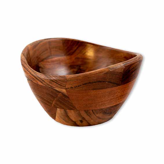 Serving Bowl Wooden Boat Small - Dining & Kitchen - 3