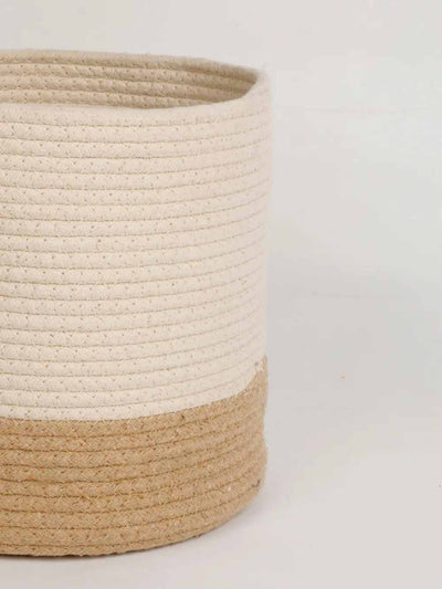 Cotton Dual Color Basket, Broad Line - Storage & Utilities - 4