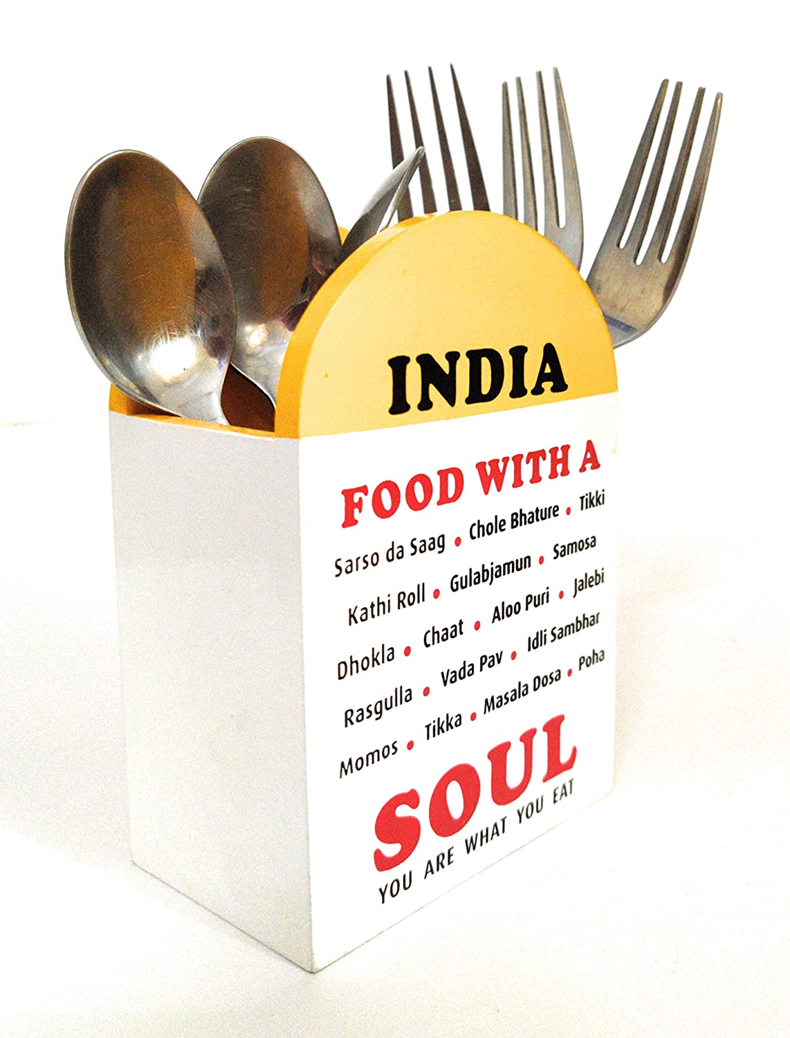 Ek Do Dhai Milestone Cutlery Holder - Dining & Kitchen - 4