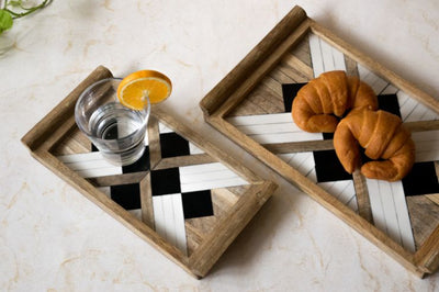 Black & White Tray - Small - Dining & Kitchen - 1
