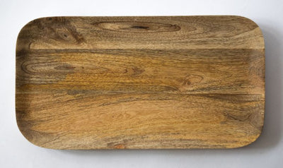 Wooden Platter 15" - Natural - Dining & Kitchen - 3