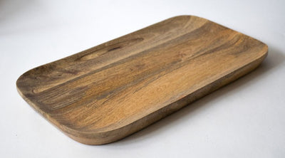 Wooden Platter 15" - Natural - Dining & Kitchen - 4