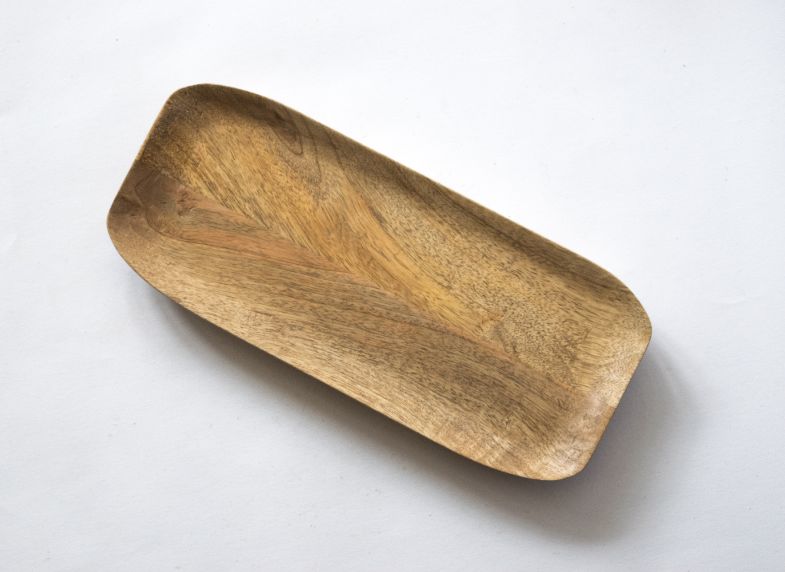 Wooden Platter 12" - Natural - Dining & Kitchen - 5