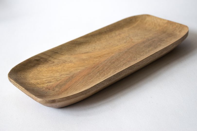 Wooden Platter 12" - Natural - Dining & Kitchen - 4