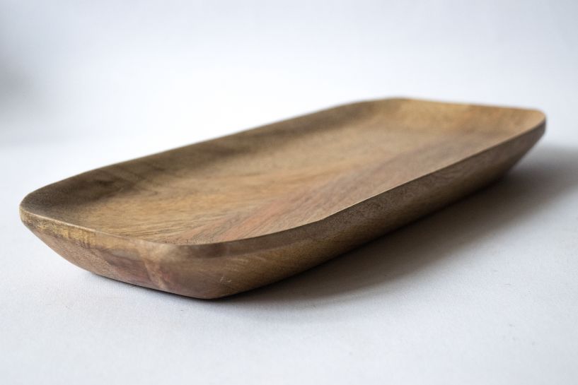 Wooden Platter 12" - Natural - Dining & Kitchen - 3