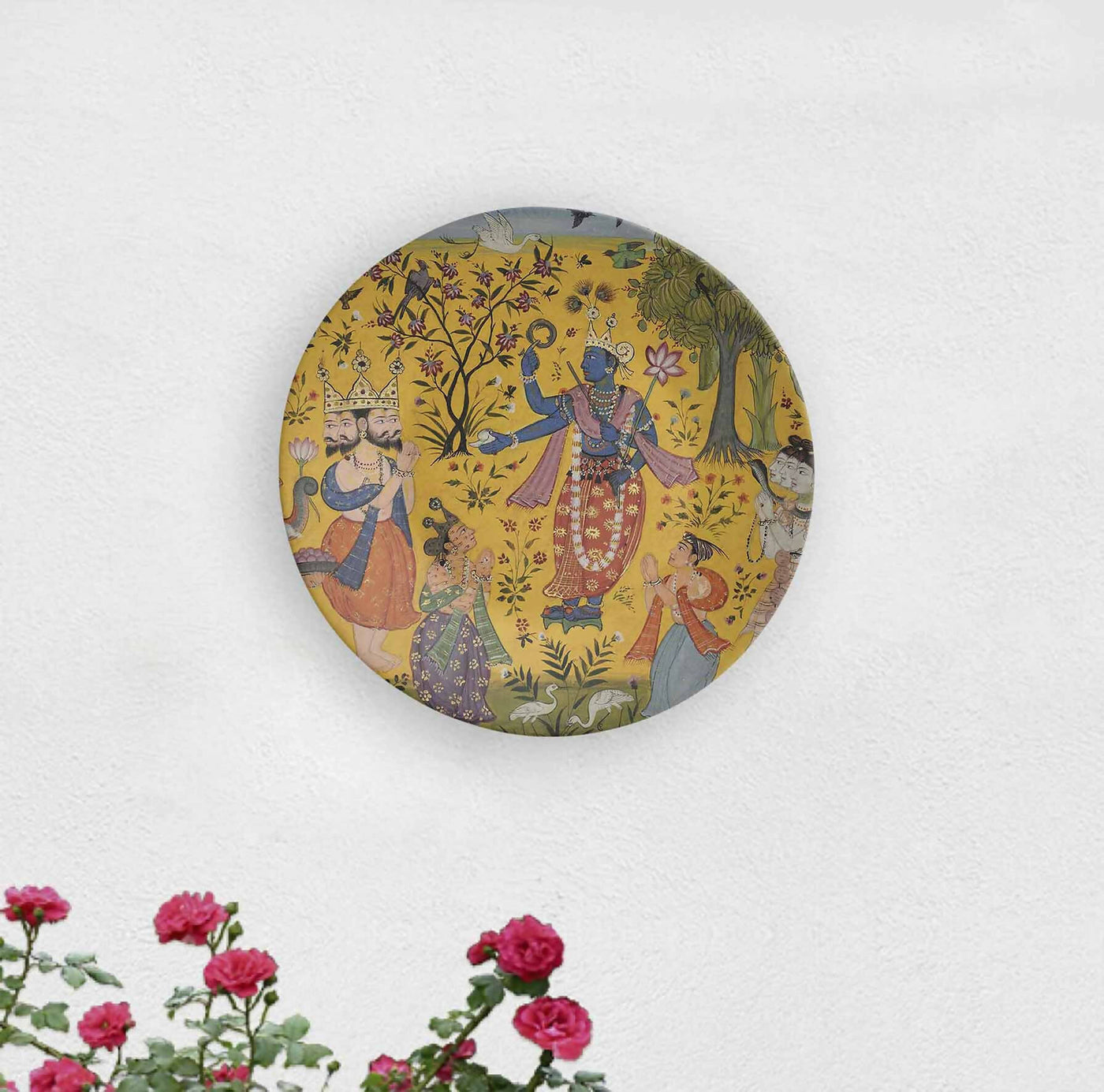 Vishnu Avatar Decorative Wall Plate - Wall Decor - 1