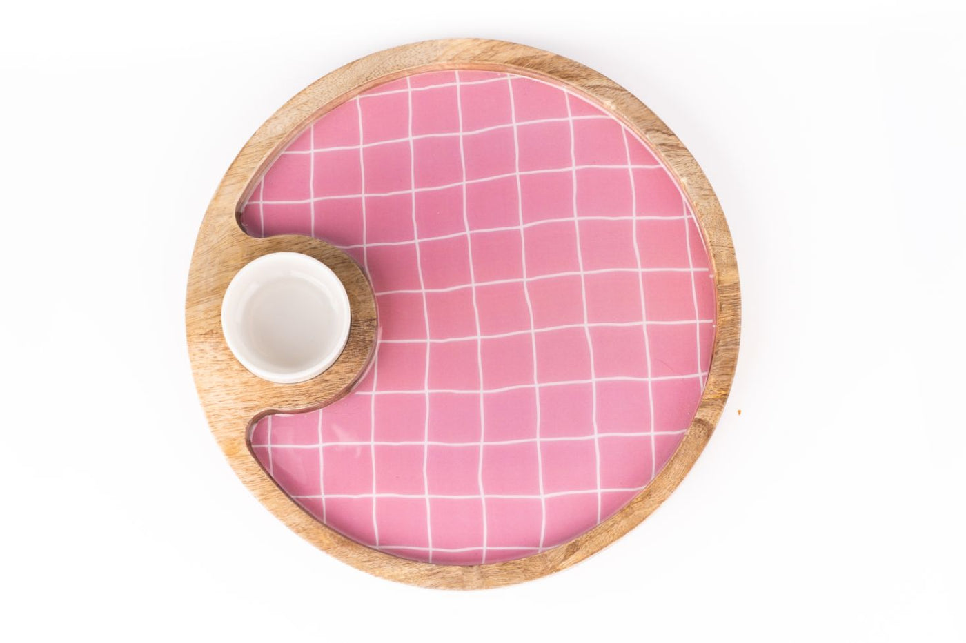 Chip and Dip Blush Pink Round - Dining & Kitchen - 4