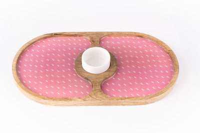 Chip and Dip Blush Pink Oval - Dining & Kitchen - 5