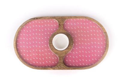 Chip and Dip Blush Pink Oval - Dining & Kitchen - 3
