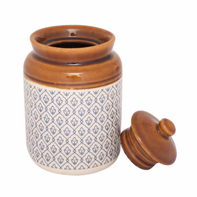 Ek Do Dhai Royal Ceramic Jar Set of 3 - Dining & Kitchen - 9