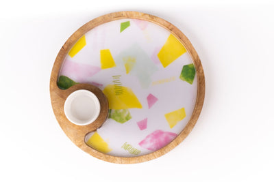 Chip and Dip Confetti White Round - Dining & Kitchen - 3