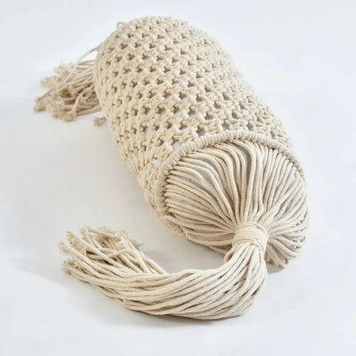 Macrame Bolster Masand Round Cover Candy Style - Decor & Living - 3