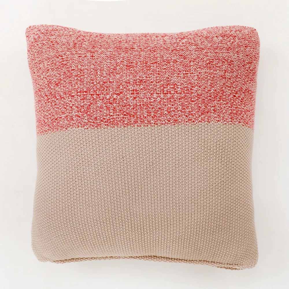 Cotton Knitted Cushion Cover Abstract, Dual Color - Decor & Living - 5