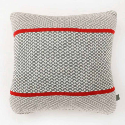 Cotton Knitted Cushion Cover Abstract, Squares, Stripe - Decor & Living - 4