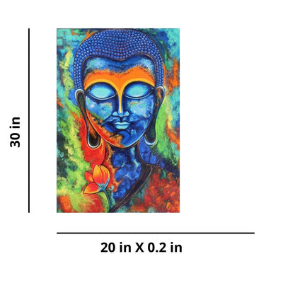 Multi Colour Lord Buddha (VR) - Wall Decor - 3