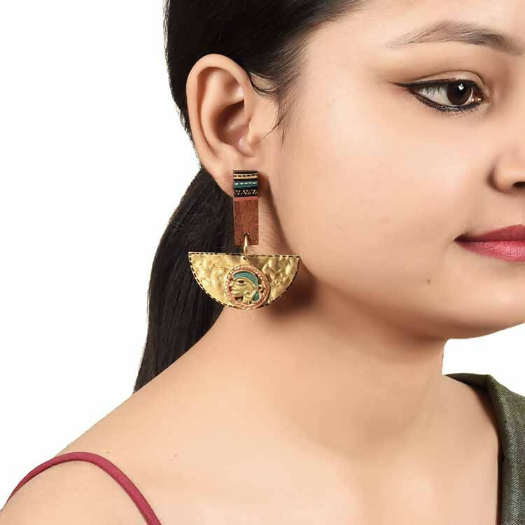Queen Moon Handcrafted Earring - Fashion & Lifestyle - 2