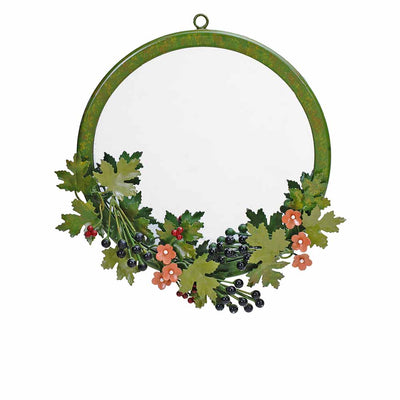 Green Floral Wall Mirror - Decor & Living - 3