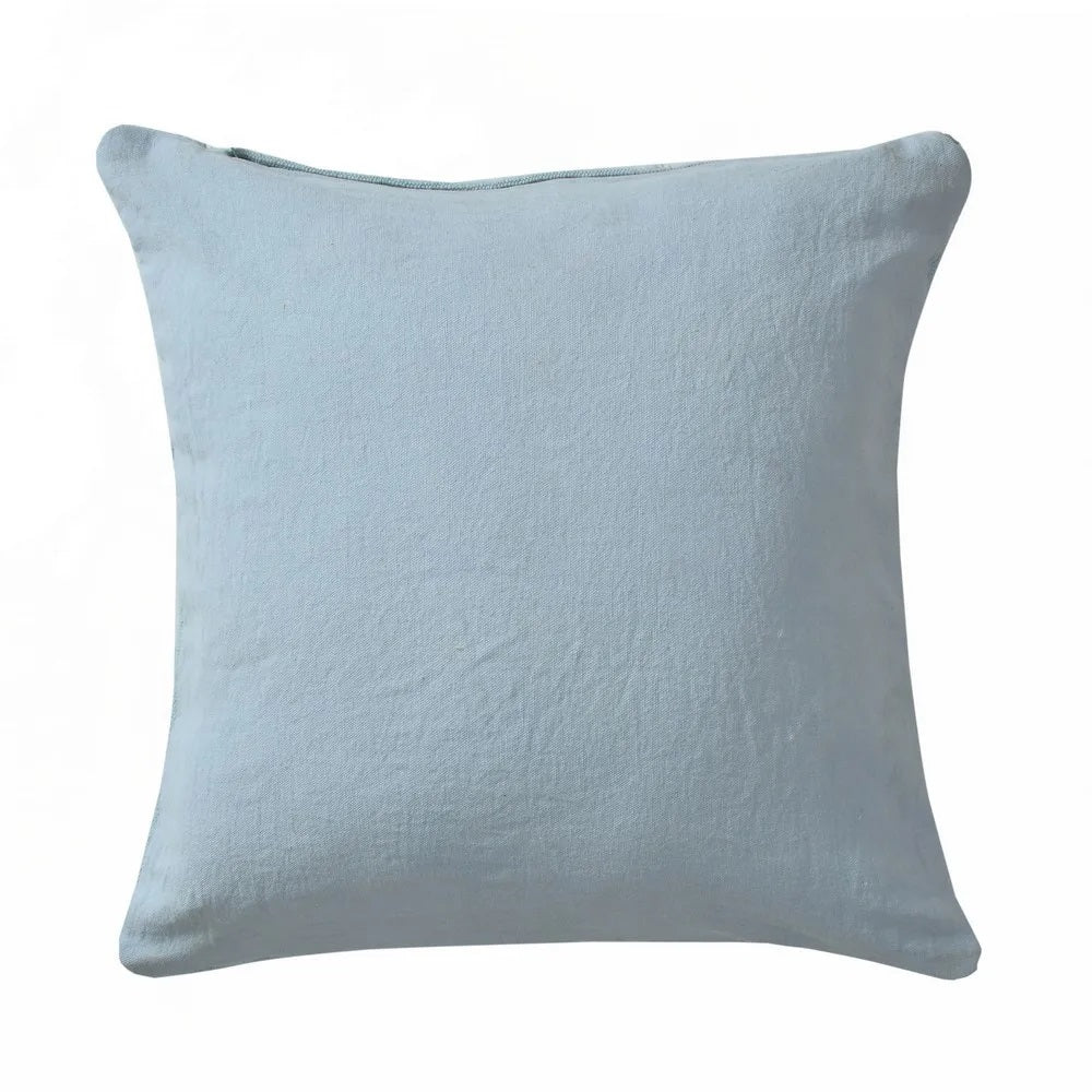 Small Diamonds Barfi Tufted Cushion Cover, Lite Blue - Decor & Living - 3