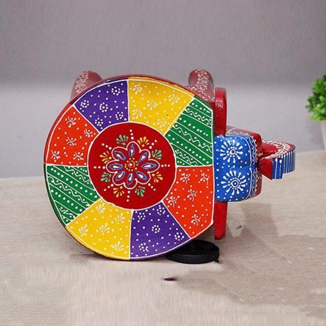 Handicraft Wood Elephant Stool For Home Decoration - Home Decor - 4