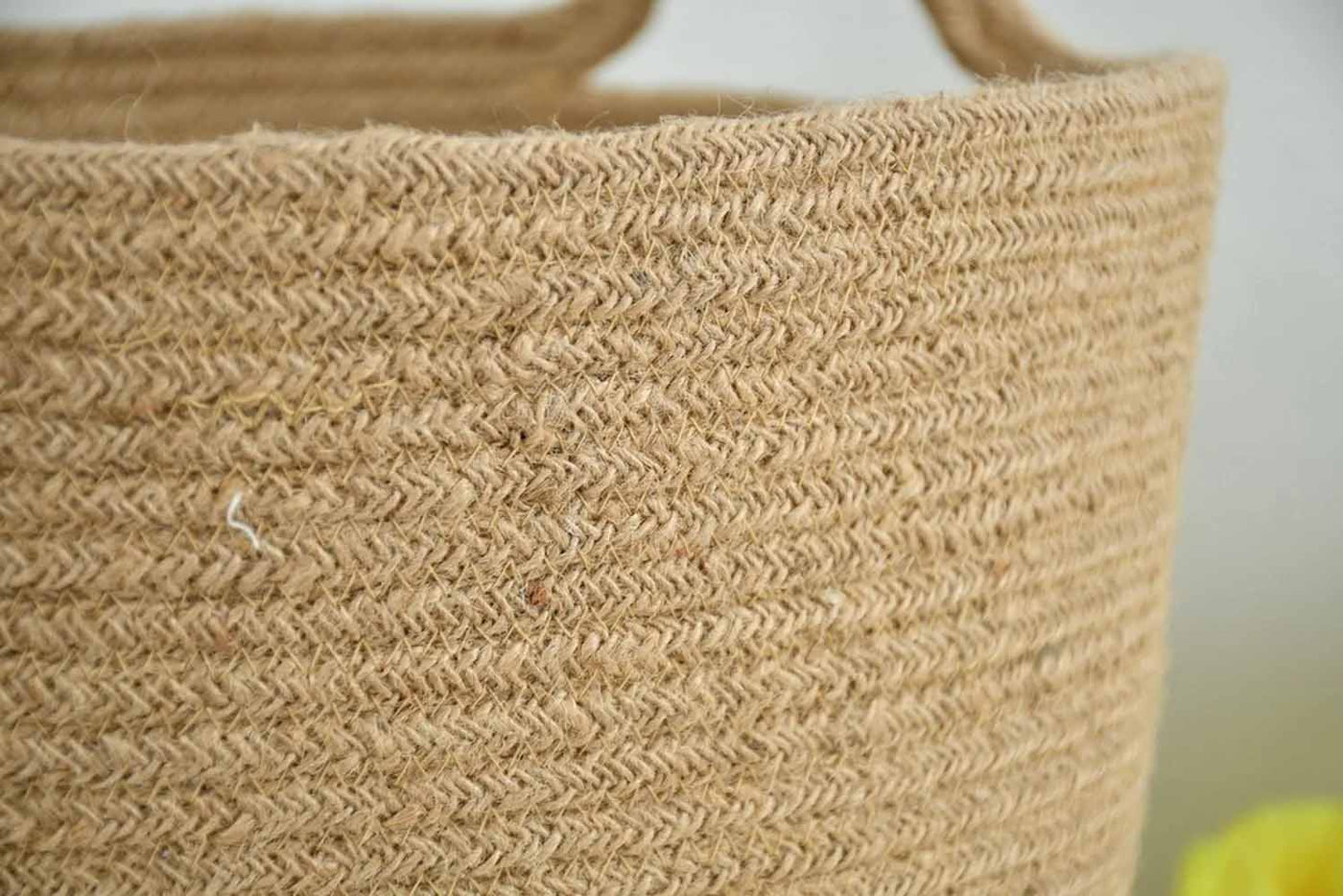 Cotton Conical Basket with Handle - Storage & Utilities - 6