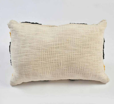 Cross Pattern Tri Color Cushion Cover Tufted - Decor & Living - 3