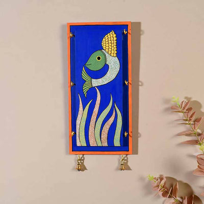Something's Fishy Handcrafted Key Hanger - Wall Decor - 1